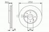 BOSCH 0 986 479 R94 Тормозной диск