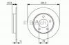 BOSCH 0 986 479 S50 Тормозной диск