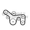 CONTITECH 6PK1715K1 Поликлиновой ременный комплект