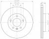 HELLA 8DD 355 109-701 Тормозной диск