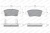 WEEN 151-2585 Комплект тормозных колодок, дисковый тормоз
