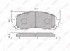 LYNX BD7102 BD7102 Тормозные колодки дисковые LYNX