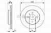 BOSCH 0 986 479 R18 Тормозной диск