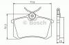 BOSCH 0 986 495 226 Комплект тормозных колодок, дисковый тормоз