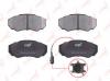 LYNX BD-2215 Комплект тормозных колодок, дисковый тормоз