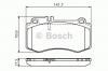 BOSCH 0 986 494 405 Комплект тормозных колодок, дисковый тормоз