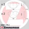 ZIMMERMANN 24561.175.1 Комплект тормозных колодок, дисковый тормоз