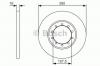 BOSCH 0 986 479 R92 Тормозной диск