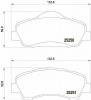 BREMBO P 61 113 Комплект тормозных колодок, дисковый тормоз