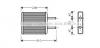 AVA COOLING SYSTEMS KA6043 Теплообменник, отопление салона