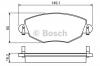 BOSCH 0 986 495 230 Комплект тормозных колодок, дисковый тормоз