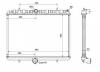 NRF 53861 Радиатор, охлаждение двигателя