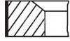 MAHLE 00293N0 Кольца dm.87.00 STD [2.5-2-3] 1 ПОР.