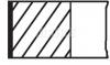 MAHLE 01422N0 Кольца dm.90.83 STD [1.6-2-4] 1 ПОР.