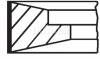 MAHLE 09999N0 Комплект поршневых колец