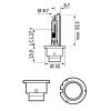 PHILIPS 85126VIS1 Лампа газоразрядная ксеноновая D2R 35W 4300K