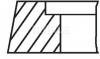 MAHLE 06177N0 Комплект поршневых колец