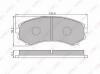 LYNX BD-5506 BD5506 Тормозные колодки дисковые LYNX