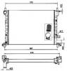 NRF 54667 Радиатор, охлаждение двигател