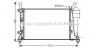 AVA COOLING SYSTEMS MSA2363 Радиатор