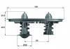 MAHLE TX 105 Термостат, охлаждающая жидкость