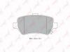 LYNX BD5911 BD-5911 Колодки тормозные дисковые LYNX