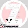 ZIMMERMANN 24133.185.2 Комплект тормозных колодок, дисковый тормоз