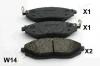 JAPANPARTS PA-W14AF Комплект тормозных колодок, дисковый тормоз