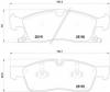 BREMBO P 37 017 Комплект тормозных колодок, дисковый тормоз
