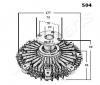 JAPANPARTS VC-504 Сцепление, вентилятор радиатора
