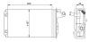 NRF 58637 Теплообменник, отопление салона