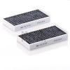 MANN-FILTER CUK23005-2 Фильтр салона угольный  упаковка 2 штуки