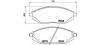 BREMBO P 10 054 Комплект тормозных колодок, дисковый тормоз
