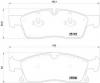 BREMBO P 50 108 Комплект тормозных колодок, дисковый тормоз