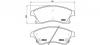 BREMBO P 59 076 Комплект тормозных колодок, дисковый тормоз