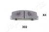 JAPANPARTS PP-302AF Комплект тормозных колодок, диско
