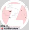 ZIMMERMANN 20772.180.1 Комплект тормозных колодок, дисковый тормоз