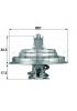 MAHLE TX 54 83D Термостат, охлаждающая жидкость