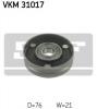 SKF VKM 31017 Паразитный / ведущий ролик, поликлиновой ремень