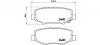 BREMBO P 18 024 Комплект тормозных колодок, дисковый тормоз