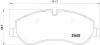 BREMBO P 24 152 Комплект тормозных колодок, дисковый тормоз