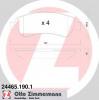 ZIMMERMANN 24465.190.1 Комплект тормозных колодок, дисковый тормоз