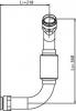 DINEX 54231 труба глушителя от турбины (правая) 3-изг