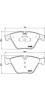 BREMBO P 06 074 Комплект тормозных колодок, дисковый тормоз