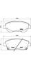 BREMBO P 83 148 Комплект тормозных колодок, дисковый тормоз