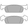 DELPHI LP2663 Комплект тормозных колодок, дисковый тормоз