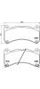 BREMBO P 83 146 Комплект тормозных колодок, дисковый тормоз