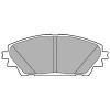 DELPHI LP2701 Комплект тормозных колодок, дисковый тормоз