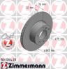 ZIMMERMANN 150.1264.20 Тормозной диск