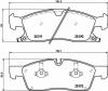 BREMBO P 37 015 Комплект тормозных колодок, дисковый тормоз